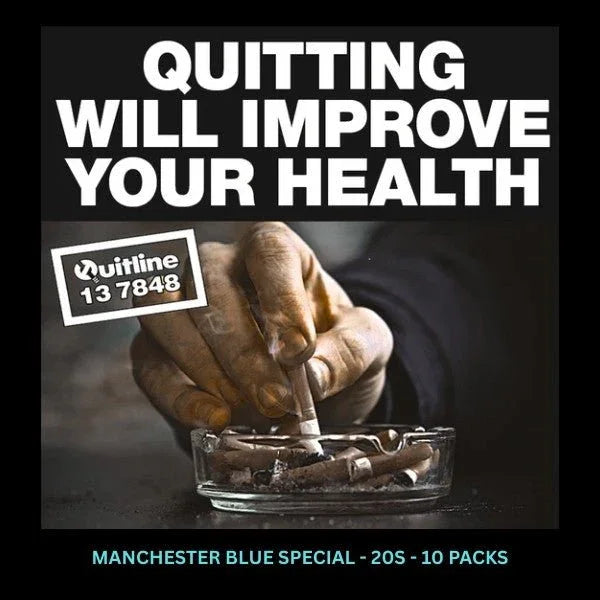 Manchester Blue Special Cigarettes - 20s (10 Packs) - Top Smoke